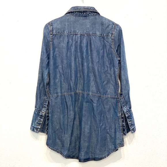 Soft Surroundings Embroidery Long Sleeve Button Down Shirt Top Small - Picture 10 of 10